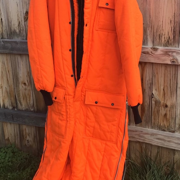 SafTbac Chiller Killer Orange Jumpsuit Made In USA SizeXXL - Picture 2 of 16
